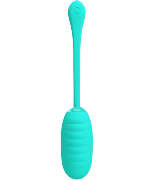 Kirk Rechargeable Vibrating Egg - Turquoise BI-014654-4