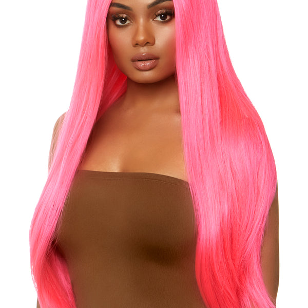 Long Straight Wig 33 Inch - Pink LA-A2864PNK