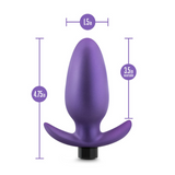 Anal Adventures Matrix  Excelsior Plug | Ergonomic, Iridescent Plug with Intense 10-Mode Vibration Blush