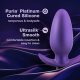 Anal Adventures Matrix  Excelsior Plug | Ergonomic, Iridescent Plug with Intense 10-Mode Vibration Blush