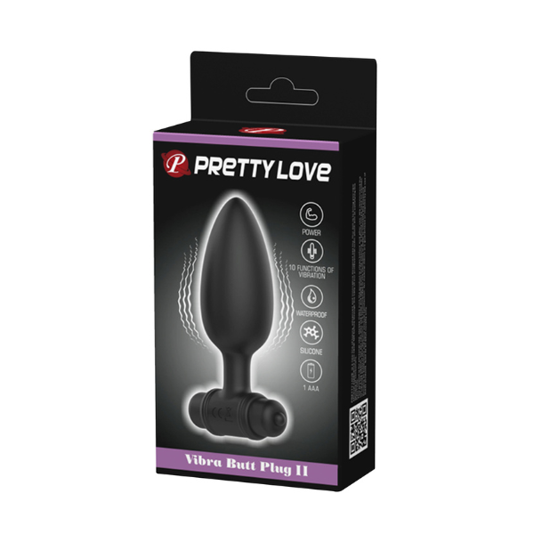 Pretty Love Vibra Butt Plug II | Tight Fit with Powerful Vibration for All Genders Pretty Love