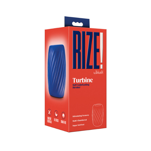 RIZE Turbine Self-Lubricating Stroker | Ultra-Soft and Effortlessly Smooth Blush