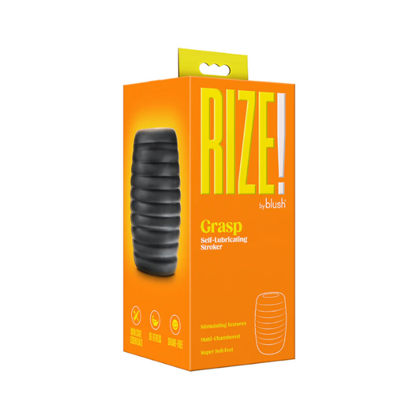 RIZE Grasp Self-Lubricating Stroker | Intense Grip and Smooth, Effortless Play Blush