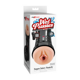 Wet Pussies Super Juicy Snatch Self-Lubricating Stroker (Light) | Always Ready for Intense Pleasure Pipedream