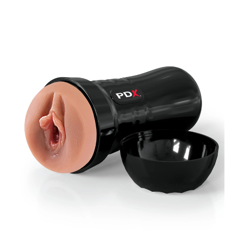 Wet Pussies Super Juicy Snatch Self-Lubricating Stroker (Brown) | Always Ready for Intense Pleasure Pipedream