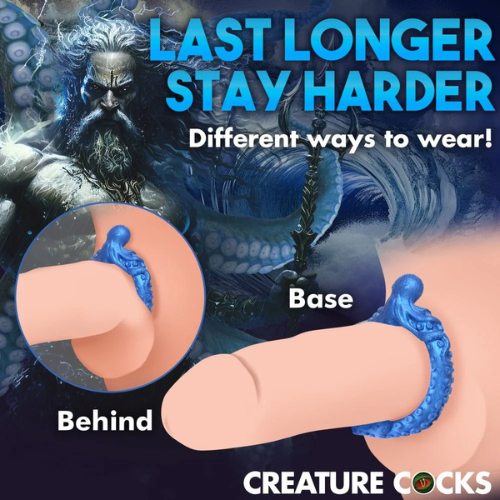 Poseidon's Octo Ring Silicone Cock Ring | Enhance Your Performance with a Splash of Adventure XR Brands