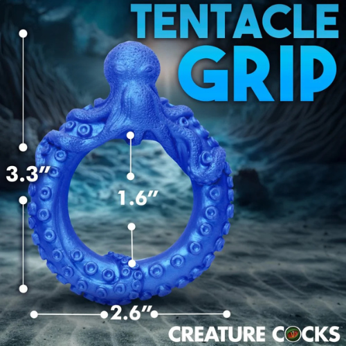 Poseidon's Octo Ring Silicone Cock Ring | Enhance Your Performance with a Splash of Adventure XR Brands