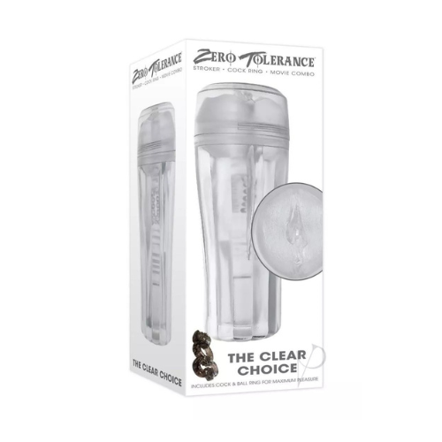 The Clear Choice Male Stroker | Crystal-Clear Sensations Evolved Novelties