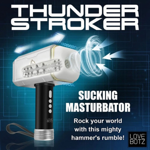 Thunder Stroker Sucking Masturbator | Intense Suction for Ultimate Pleasure XR Brands