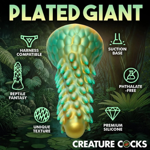 Stegosaurus Spiky Reptile Silicone Dildo | Prehistoric Pleasure with a Twist XR Brands