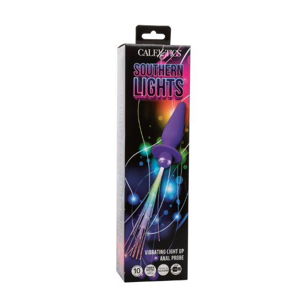 Southern Lights Vibrating Light Up Anal Probe (Purple) | Immersive Light-Up Vibration for Dazzling Pleasure Sale