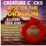 Rise of the Dragon Silicone Cock Ring | Unleash Intensity and Stamina XR Brands