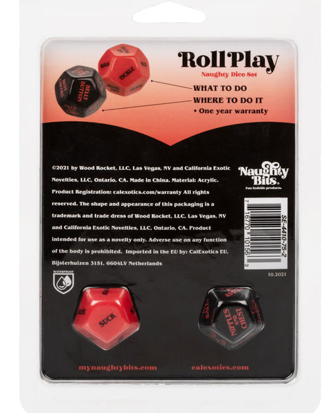 Naughty Bits Roll Play Naughty Dice Set SE4410752