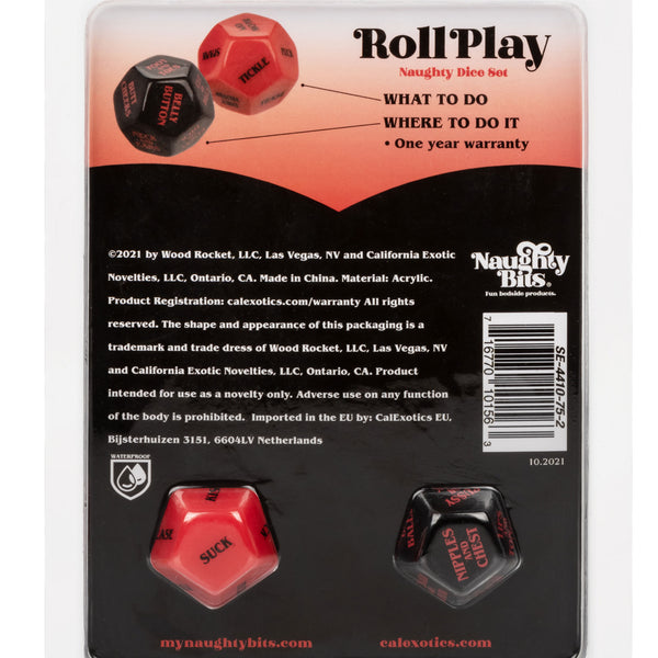 Naughty Bits Roll Play Naughty Dice Set SE4410752