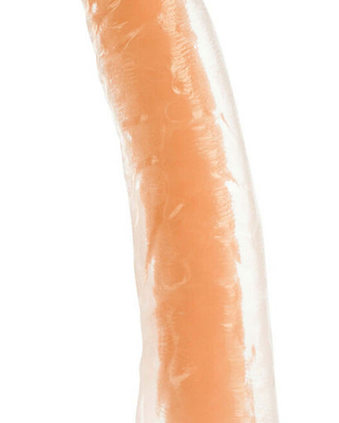 Neo Elite Glow in the Dark - Lavo - 7 Inch  Silicone Dual Density Dildo - Neon Orange BL-12719