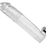 Clear Sensations Penis Extender Vibro Sleeve With  Bullet SM-AD571