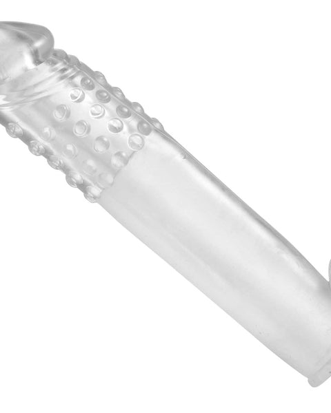 Clear Sensations Penis Extender Vibro Sleeve With  Bullet SM-AD571