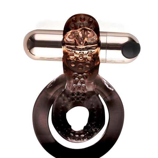 Jayden Vibrating Erection Enhancer Ring - Rose  Gold MTMA1720-RG