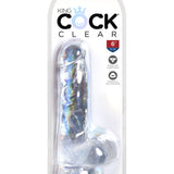 King Cock Clear 6 Inch Cock With Balls PD5752-20