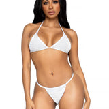 2 Pc Tempest Bikini Set - White- One Size LA-81636WHTOS