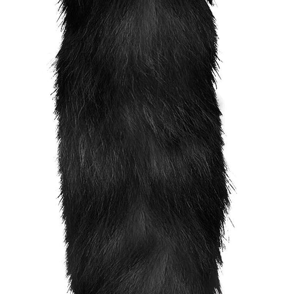 Interchangeable Black Fox Tail TZ-AG840