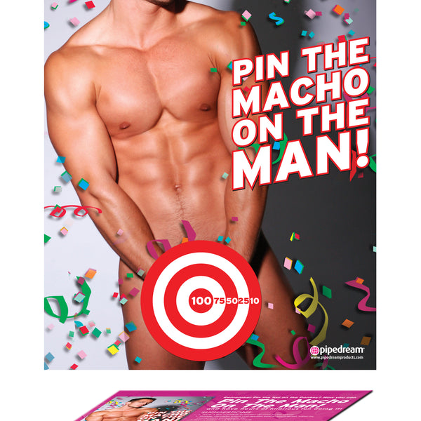 Bachelorette Party Favors - Pin the Macho on the Man PD8204-00