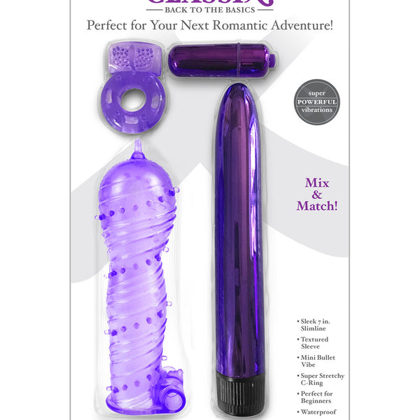 Classix Ultimate Pleasure Couples Kit - Purple PD1992-12