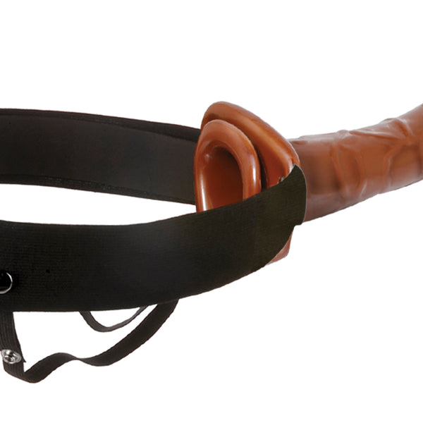 Fetish Fantasy Series 10 Inch Chocolate Dream  Hollow Strap-On PD3948-00