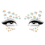 Celeste Glow in the Dark Face Jewels Sticker LA-EYE045