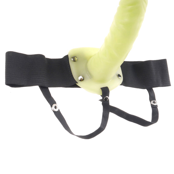 Fetish Fantasy Series for Him or Her Hollow Strap-on - Glow in the Dark PD3366-32