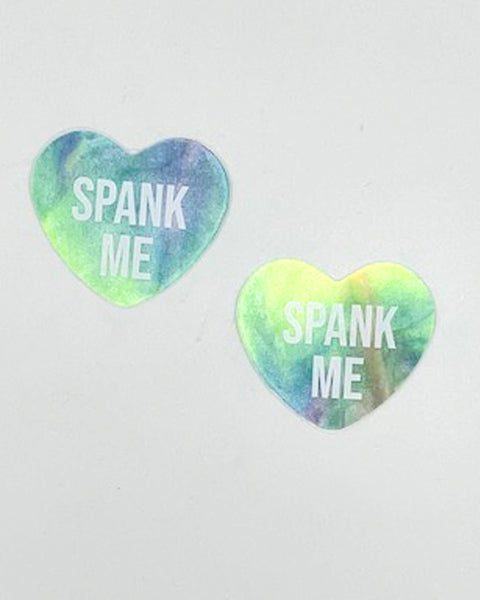 Spank Me Rainbow Sherbert Tie Die Candy Heart  Pasties NN-SPM-CAH-RST