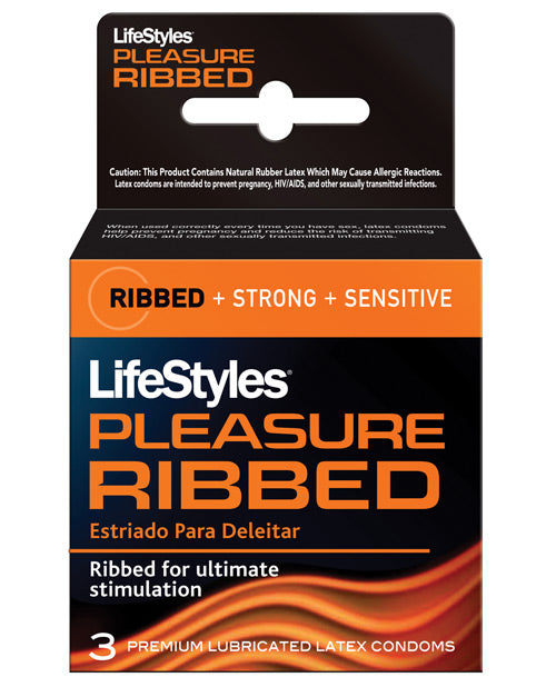 Lifestyles Ultra Ribbed - Box of 3 Paradise Marketing