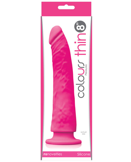 "Colours Pleasures Thin 8"" Dildo" Ns Novelties INC