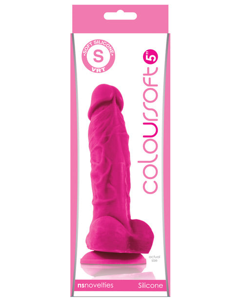 "Coloursoft 5"" Silicone Soft Dildo" Ns Novelties INC