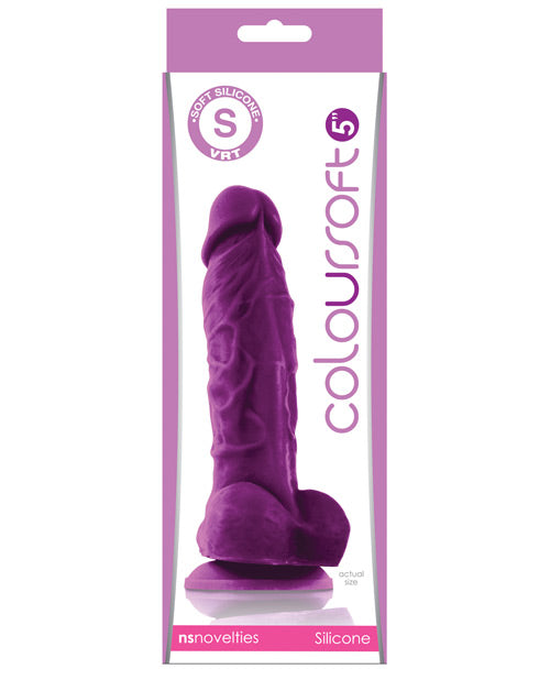 "Coloursoft 5"" Silicone Soft Dildo" Ns Novelties INC