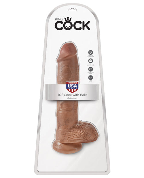 "King Cock 10"" Cock W/balls" Pipedream Products