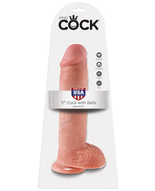 "King Cock 11"" Cock W/balls" Pipedream Products