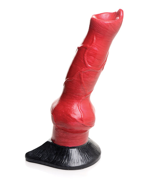 Creature Cocks Hell-Hound Canine Penis Silicone Dildo - Red/Black Xr LLC