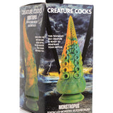 Creature Cocks Monstropus Tentacled Monster Silicone Dildo - Green/Yellow Xr LLC