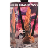 Creature Cocks Ravager Rippled Tentacle Silicone Dildo  - Orange/Black Xr LLC