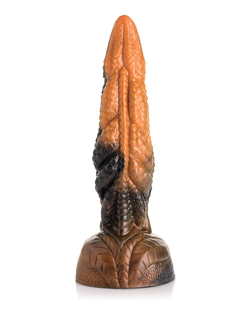 Creature Cocks Ravager Rippled Tentacle Silicone Dildo  - Orange/Black Xr LLC