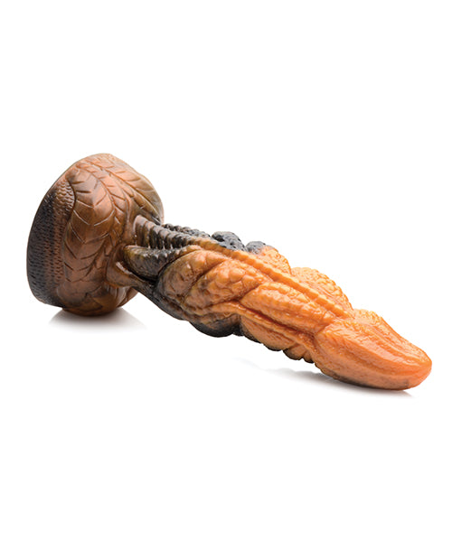 Creature Cocks Ravager Rippled Tentacle Silicone Dildo  - Orange/Black Xr LLC