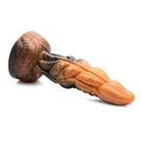 Creature Cocks Ravager Rippled Tentacle Silicone Dildo  - Orange/Black Xr LLC