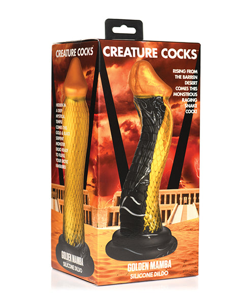 Creature Cocks Golden Mamba Silicone Dildo Xr LLC