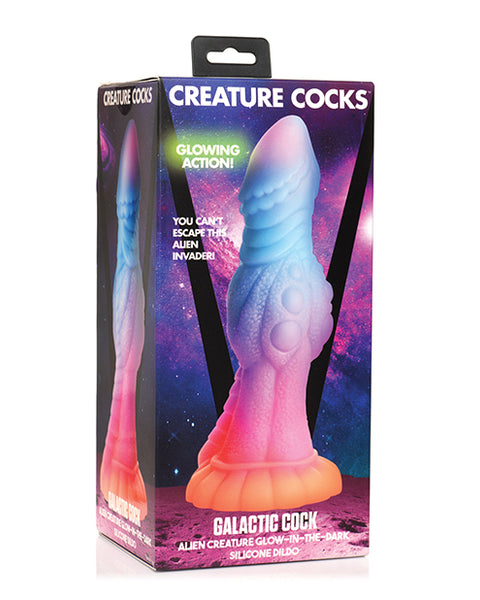 Creature Cocks Galactic Cock Alien Creature Silicone Dildo - Glow in the Dark Xr LLC