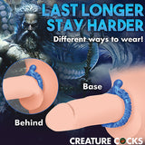 Creature Cocks Poseidon's Octo Silicone Cock Ring - Blue Xr LLC