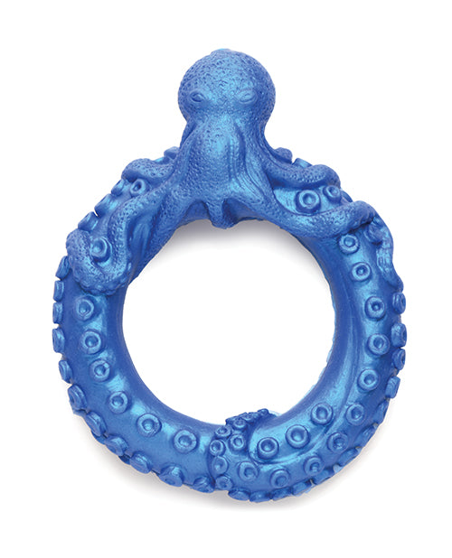 Creature Cocks Poseidon's Octo Silicone Cock Ring - Blue Xr LLC