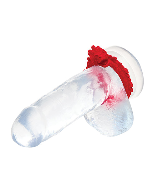 Creature Cocks Rise of the Dragon Silicone Cock Ring - Red Xr LLC