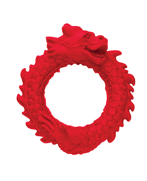 Creature Cocks Rise of the Dragon Silicone Cock Ring - Red Xr LLC