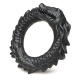 Creature Cocks Caiman Silicone Cock Ring - Black Xr LLC